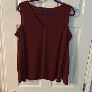 Burgundy shirt